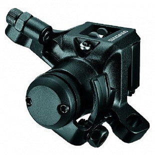 Тормоз дисковый механический передний Shimano br-m416 с адаптером standart органические колодки black ZSM70012
