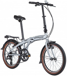 Велосипед Novatrack TG-20 20" (202020) 20FATG8SV.CP20 silver