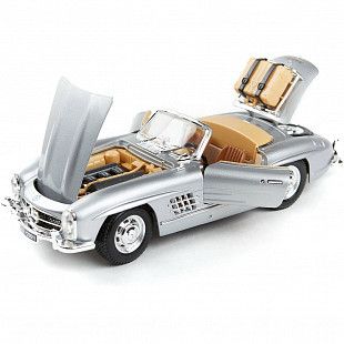 Коллекционная машина Bburago 1:18 Mercedes-Benz 300 SL Touring 1957 (18-12049) silver