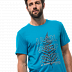 Футболка мужская Jack Wolfskin Island Hill T M blue reef