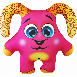 Мягкая игрушка Мнушки Баран розовый Аи02жив15