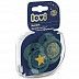 Пустышка силиконовая LOVI  Stardust симметричной формы, динамическая, 0-3 мес., 2 шт. (22/892_green)