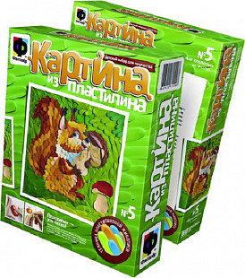 Творческий набор Fantazer 67763 Картина из пластилина «Лесные хлопоты» 447005