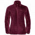 Джемпер женский Jack Wolfskin Pine Leaf Jacket Women garnet red stripes
