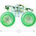 Машинка Hot Wheels Monster Trucks Power Smashers Gunkster (HYJ19 HYJ25)