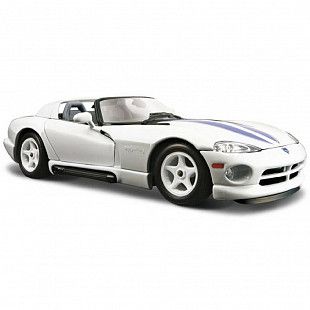Коллекционная машина Bburago 1:24 Dodge Viper RT/10 (18-22024) white