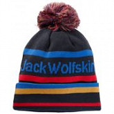 Шапка детская Jack Wolfskin Pride Pompom Cap Kids night blue