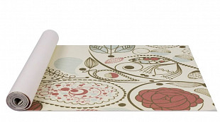 Коврик для йоги и фитнеса Bradex SF 0406 173*61*0,4 с рисунком Флауэр