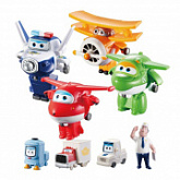 Игровой набор Super Wings «Команда Аэропорта» 8 мини-трансформеров и 7 фигурок YW710640