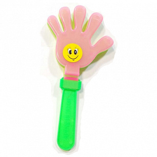 Ладошка-трещотка болельщика Zez Sport 23,5CM pink