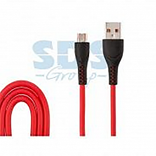 USB кабель Rexant micro USB 1 м силикон red Elastic 18-7047-9