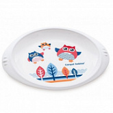 Тарелка Canpol babies Совы 4/406 White