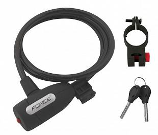 Замок Force Lux с креплением 49136 black