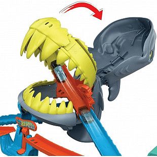 Игровой набор Hot Wheels Shark Chomp Beach (JHL96)