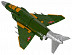 Игрушка пластмассовая на батарейках военный самолет KY80306-2 2 вида