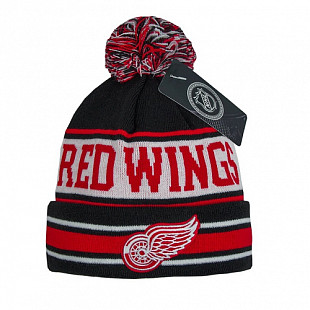 Шапка Atributika&Club NHL Detroit Red Wings 59013 black/red
