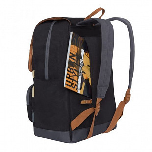 Рюкзак для мальчика GRIZZLY RU-929-1 black/grey