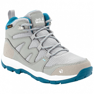 Ботинки детские Jack Wolfskin Mtn Attack 3 Texapore Mid K grey / blue