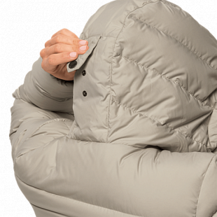 Пальто женское Jack Wolfskin Crystal Palace Coat dusty grey