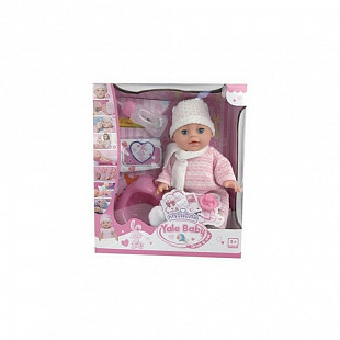 Кукла PlaySmart Пупс YL1712L pink