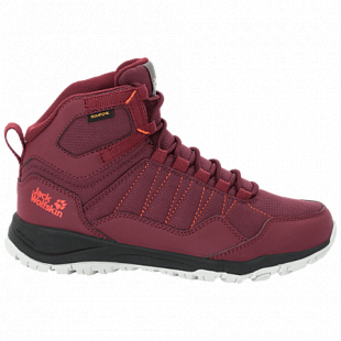 Ботинки женские Jack Wolfskin Maze Texapore Mid W burgundy / phantom