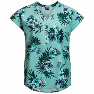 Рубашка женская Jack Wolfskin Victoria Tropical Shirt W aqua all over