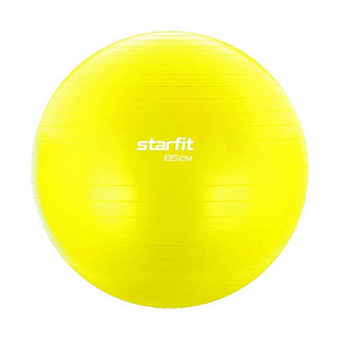 Мяч гимнастический, для фитнеса (фитбол) Starfit GB-104 85 см антивзрыв yellow 