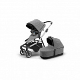 Коляска Thule Sleek + Bassin grey Melange (11000006)