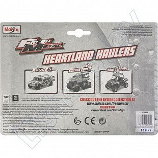 Машинка Maisto Fresh Metal Heartland Haulers 2014 Chevrolet Silverado 1500 Z71 (12328) green