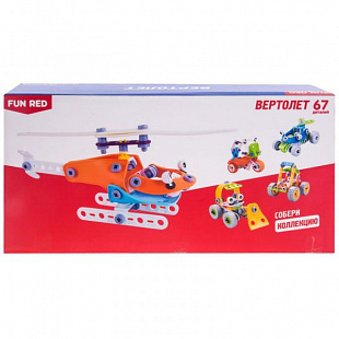 Конструктор гибкий Fun Red Вертолет FRCF005