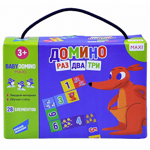 Детская настольная игра Dream Makers Домино раз два три RI1903