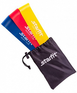 Комплект мини-эспандеров Starfit ES-203 Yellow/Red/Blue