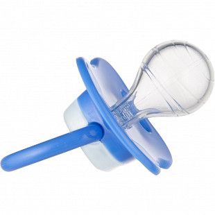 Пустышка круглая силиконовая Canpol babies Love&Sea 18+ мес. (22/415_new) blue