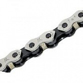 Цепь KMC K710 1 скоростей 1/2"x1/8"Х100 grey/black ZTB12637