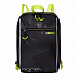 Рюкзак школьный GRIZZLY RB-056-1 /1 black/light green