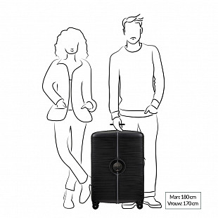 Чемодан Samsonite Ibon KE9*35 001 white