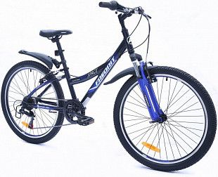 Велосипед Favorit Space V 24" (2019) Black/Blue