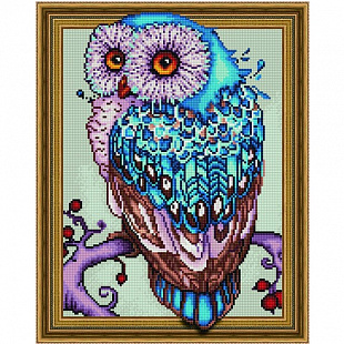 Алмазная мозаика 5D Picasso Сова на ветке 5PD4050023
