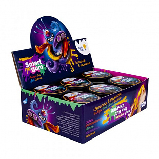 Пластилин Dream Makers SMART GUM цветное свечение HG06