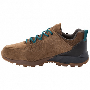 Водонепроницаемые кроссовки мужские Jack Wolfskin Cascade Hike Lt Texapore Low M dark wood / green