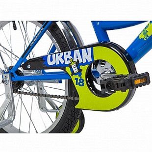 Велосипед Novatrack 18" URBAN (2020) сталь blue