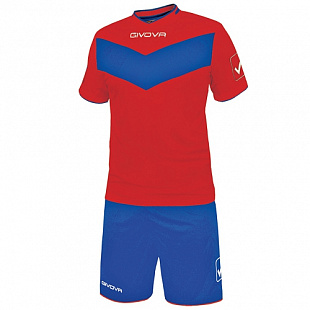 Футбольная форма Givova Vittoria Mc Kitt04 bluish/red