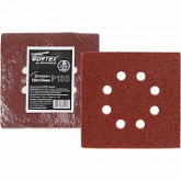 Шлифлист для дерева самозакрепляющийся Wortex 11x11,4 см Р180 WSS1114180E519