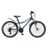 Велосипед Stels Navigator 410 V V010 24" dark blue/yellow