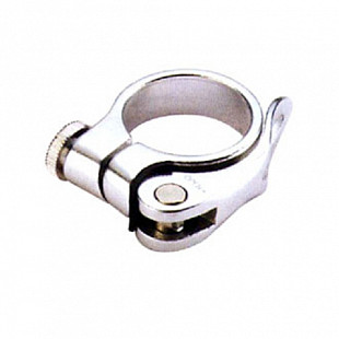 Зажим подседельный c эксцентриком Uno 28,6 мм silver ZTB10753