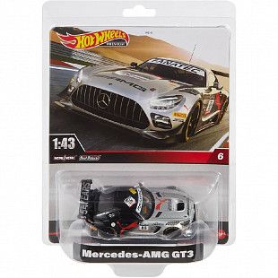 Машинка Hot Wheels 1:43 Mercedes-AMG GT3 (HMD41 HMD44)