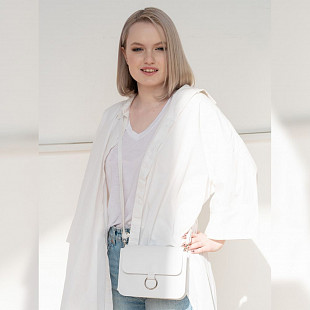 Сумка женская Ors Oro OMS-0182 white