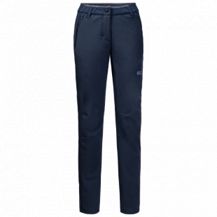Брюки женские Jack Wolfskin Zenon Softshell Pants Women midnight blue