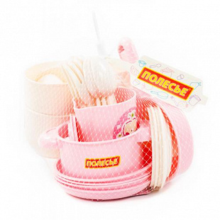 Набор детской посуды Полесье "Хозяюшка" на 4 персоны (V6) (28 элементов) 80141