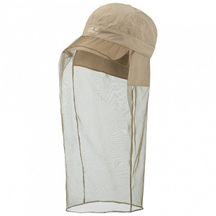 Кепка мужская Jack Wolfskin Lakeside Mosquito Cap sand dune